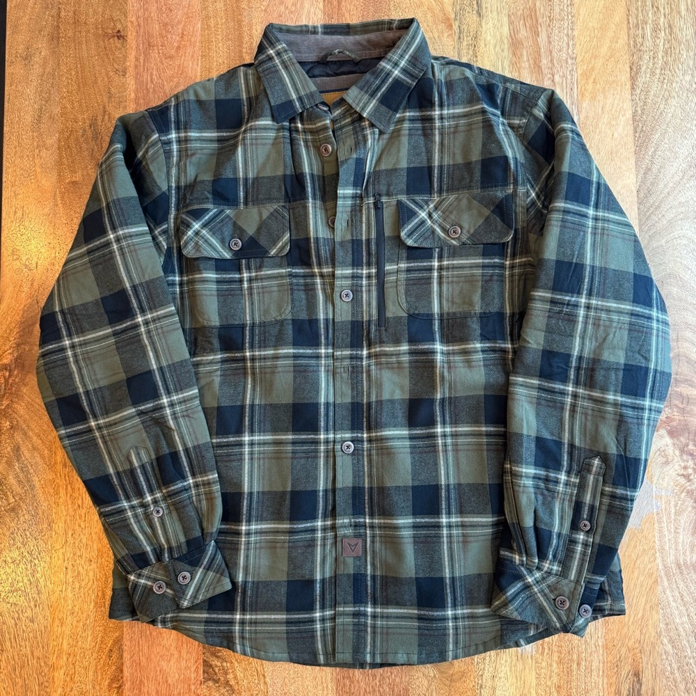 Venado Quilt Lined Brushed Flannel Shirt Jacket